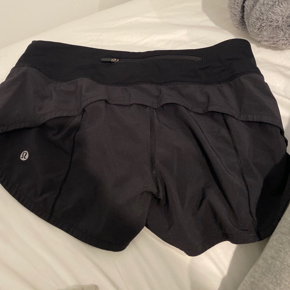 Black lululemon speed up short - Picture 1 of 2